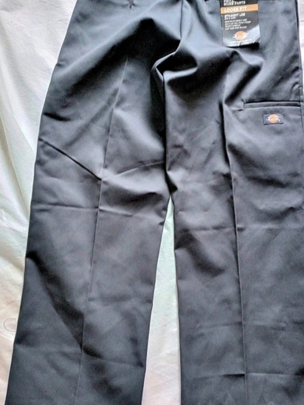 Dickies Loose Fit Double Knee Work Pants Gray Waist 32x30 New With Tags